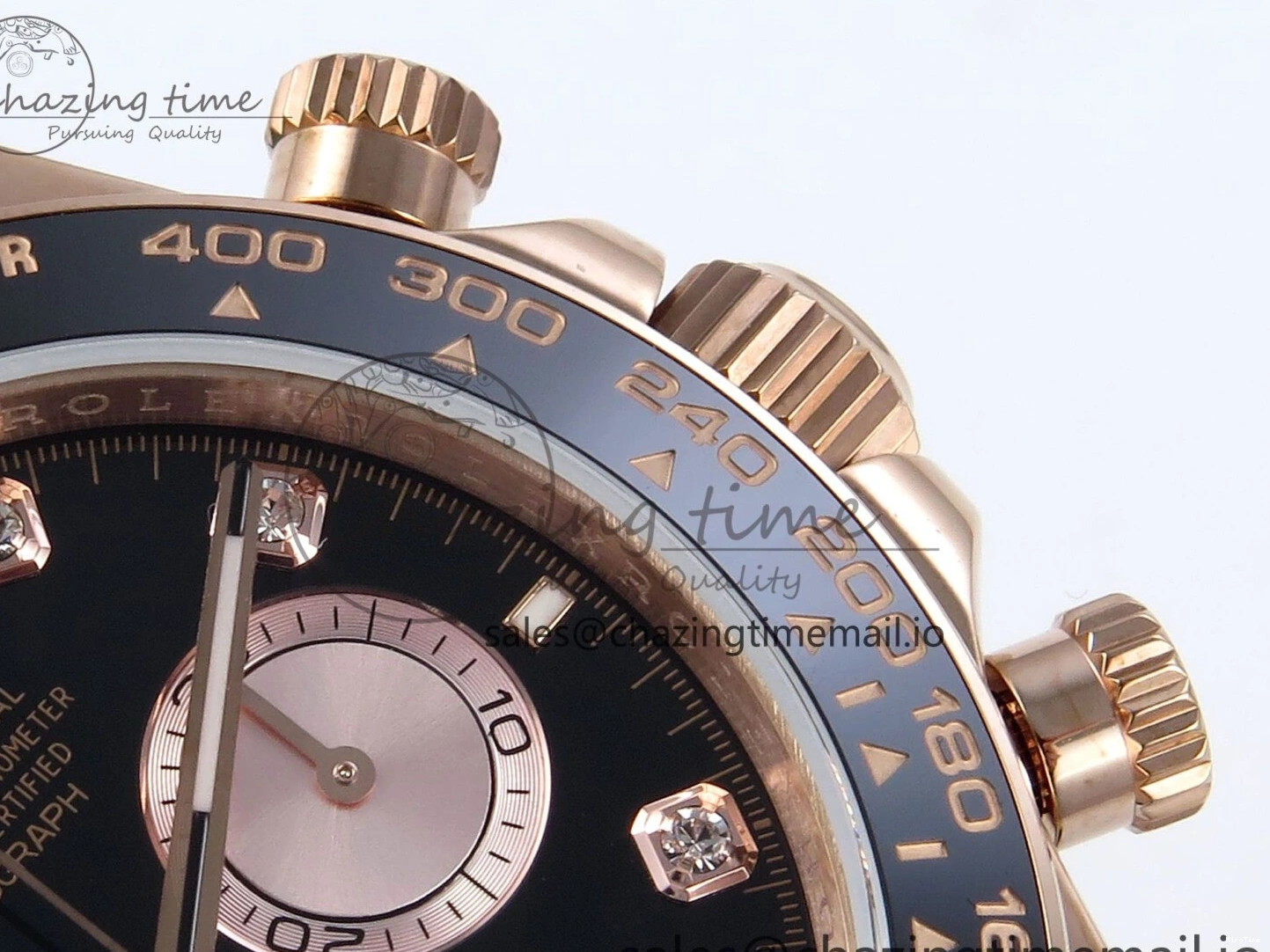 MiroTime 0516 Daytona 126515 QF 1:1 Best Edition Black RG Diamonds Dial on Oysterflex Strap SH4131 V Sophisticated 701